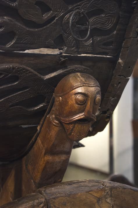 Oseberg Cart Detail Viking Ship Museum Oslo Norway Th Flickr