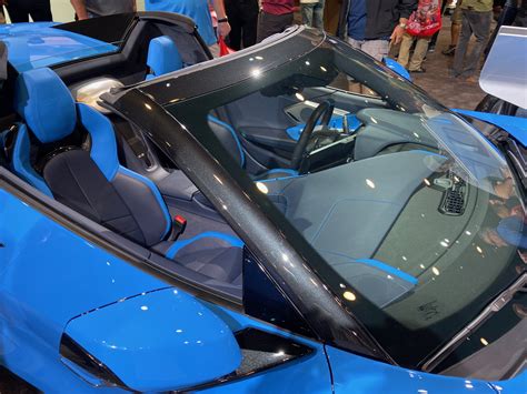 Rapid Blue 2020 Corvette Stingray C8 Convertible at SEMA 2019 PICS - MidEngineCorvetteForum.com