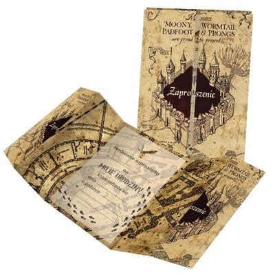 Harry Potter Zaproszenia Personalizowane Szt Allegro Pl