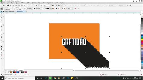 Corel Draw Para Iniciantes Efeito Sombra Longa No Corel Draw Long