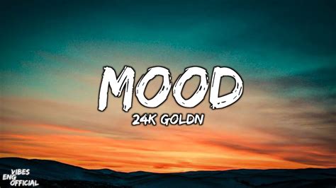 24kgoldn Mood Lyrics Ft Iann Dior Youtube