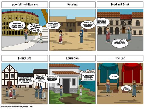 Rich Vs Poor Romans Storyboard By 68632ce7