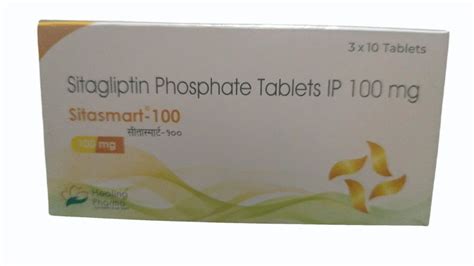 Sitasmart Mg Tablets At Rs Stripe Sitagliptin Hydrochloride