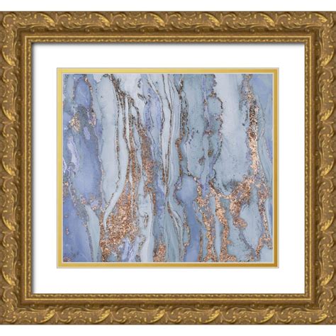 Haase Andrea 29x26 Gold Ornate Wood Framed With Double Matting Museum