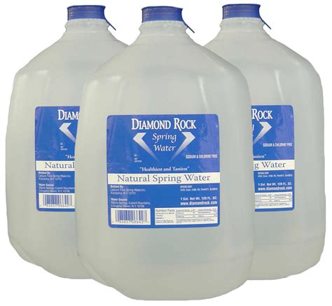 1 Gallon bottle - 6 per case - Diamond Rock Spring Water