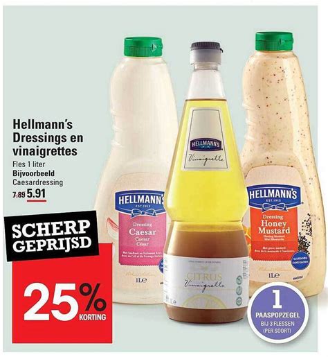 Hellmann S Dressings En Vinaigrettes Aanbieding Bij De Kweker