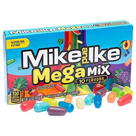 Mike And Ike Mega Mix Sabores Masticables Surtidos De Caramelos Con