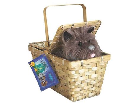 High-Quality Wizard of Oz Toto Basket Costume Prop