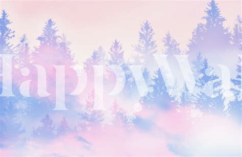 Pastel Forest Dream 3 Wallpaper - Happywall