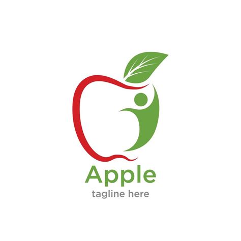 apple logo design 46305141 Vector Art at Vecteezy