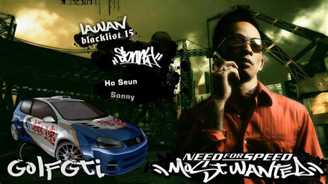 LAWAN BLACKLIST 15 SONNY II NEED FOR SPEED MOST WANTED YouTube