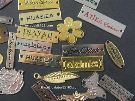 Sewing Tags, Hand Sewing, Metal Tags Label, Steel Metal, Gold Metal ...