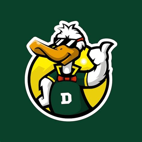 Premium Vector Duck Mascot Logo