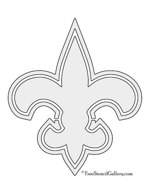 NFL New Orleans Saints Stencil | Free Stencil Gallery