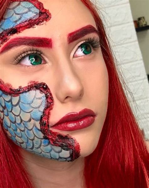 Ariel The Little Mermaid 🧜🏻‍♀️ Ariel Little Mermaid Little Mermaid Makeup Mermaid Makeup