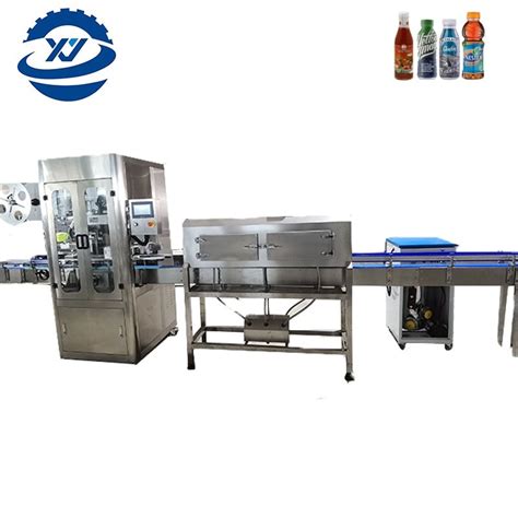 Automatic Pvc Heat Steam Shrink Sleeve Bottle Labeling Packing Machine