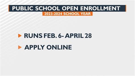 Public School Open Enrollment To Open On Feb 6 Youtube