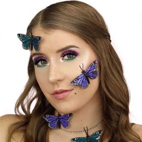 Butterfly Halloween Makeup | Butterfly makeup, Halloween makeup ...