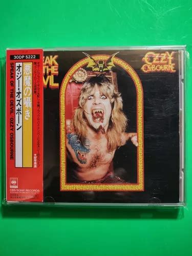 Ozzy Osbourne Speak Of The Devil Cd Album Jap N Mercadolibre