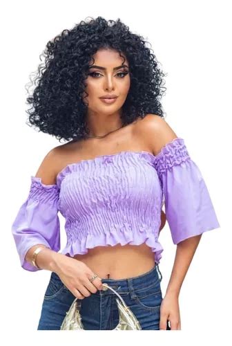 Blusinha Feminina Ciganinha Tomara Que Caia Manga Flare Moda