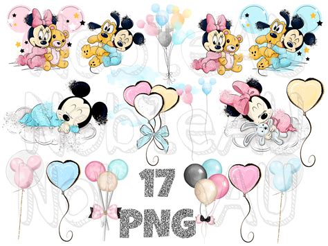 Mickey And Minnie Baby Png