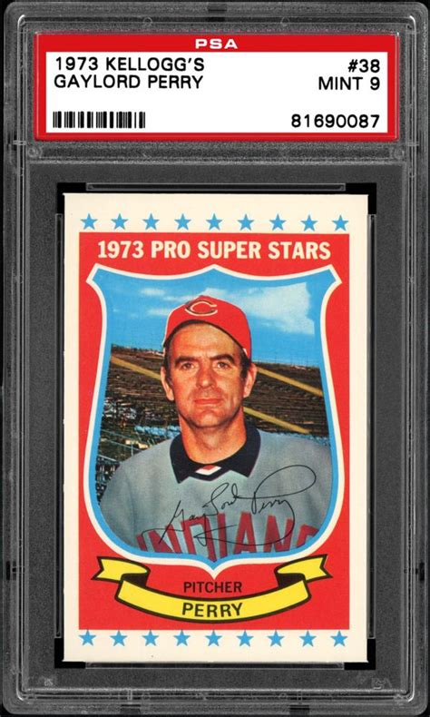 Auction Prices Realized Baseball Cards 1973 KELLOGG'S Gaylord Perry Summary