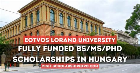 Eotvos Lorand University Hungarian Scholarships 2024 In Hungary