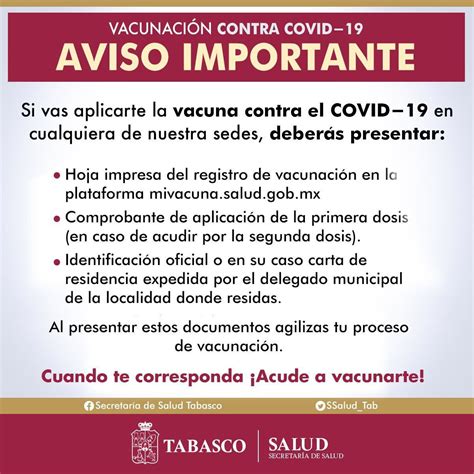 Ssalud Tabasco On Twitter Vacunaci N Para Personas Rezagadas Y