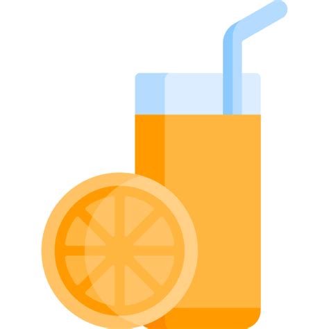 Orange Juice Special Flat Icon