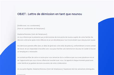 Exemples De Lettres De D Mission Gratuit