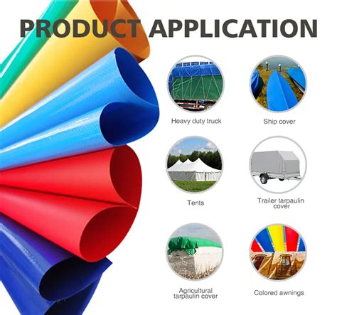 Heavy Duty Waterproof Fireproof Pvc Coated Tarpaulin Roll Fiberglass Cloth