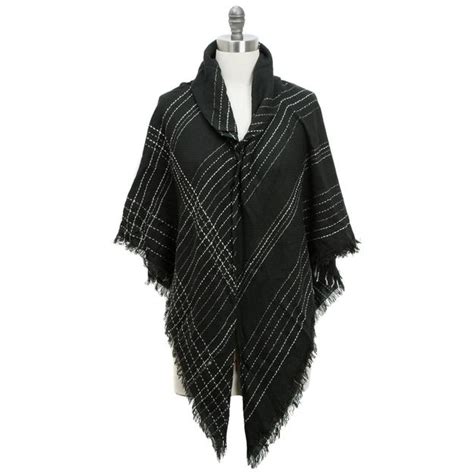 Plaid Poncho Wardrobemag