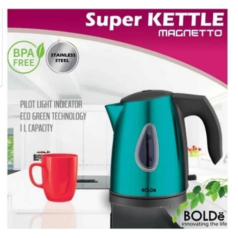 Jual Bolde Super Kettle Magneto Teko Listrik Stainless Liter