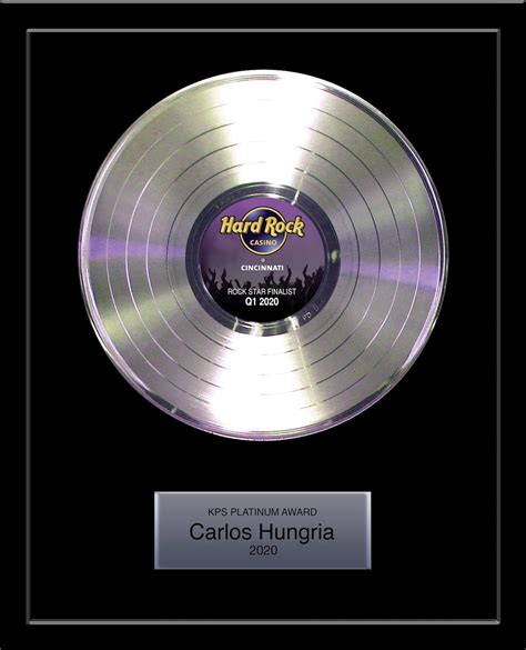 Personalized Platinum Record Award, 12 Inch Platinum Record Award, Wood ...