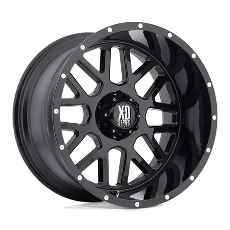 XD Bronco Grenade Satin Black 6 Lug Wheel 20x9 18mm Offset