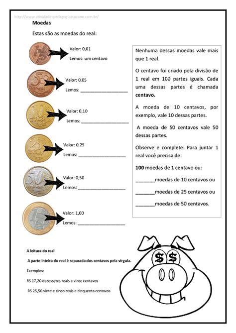 Atividades Sistema Monetário Artofit