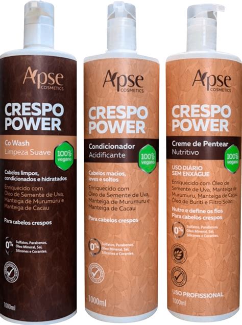 Apse Cosmetics Crespo Power 3 Produtos