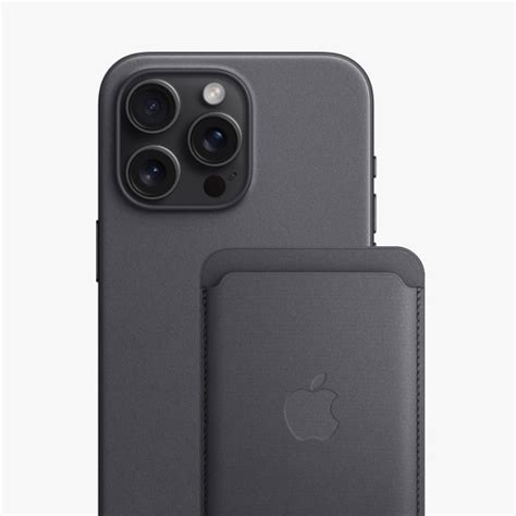 Купить Чехол Apple MagSafe FineWoven для iPhone 15 Pro Max, черный ...