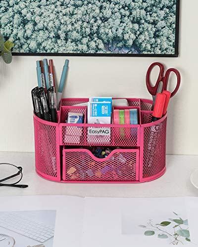 Desk Organizer Mesh Desktop Office Supplies Multi Functional Caddy Pen