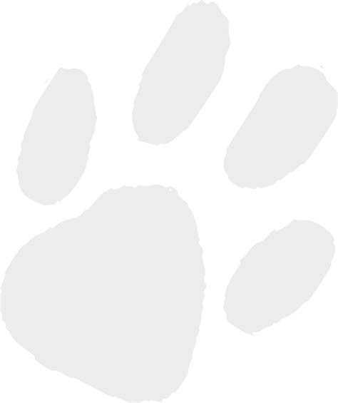 Almost Transparent Paw Print Clip Art at Clker.com - vector clip art ...