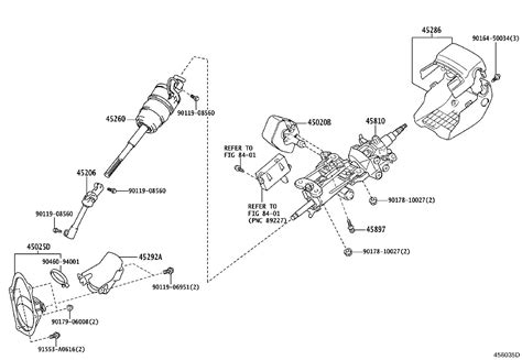 Lexus Rx Column Assembly Gear Assembly Steering Tilt