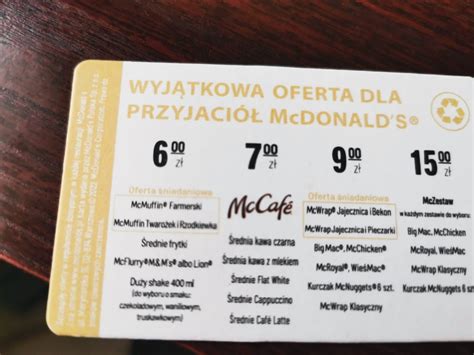 Karta Do Mcdonalds Kolekcjonerska Warszawa Kup Teraz Na Allegro