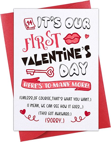 Amazon Whatsign First Valentines Day Cards It S Our First