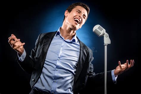 Man Singing Stock Photo Image Of Emotional Expression 32810130