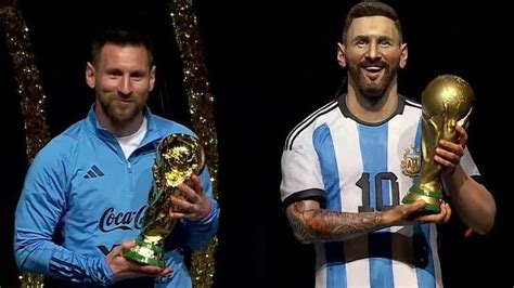 Lionel Messi Descubrió Su Estatua En El Homenaje De La Conmebol Estoy