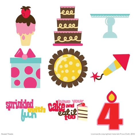 Cricut® Sweet Treats Cartridge Cricut Crafts Sweet Treats Cricut