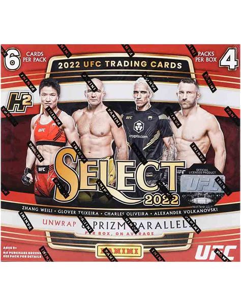 2022 Panini UFC Select Hybrid Box Diggaz Trading Cards