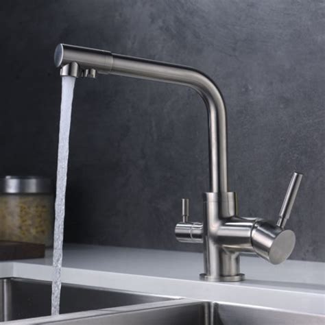 3 Way Kitchen Faucet Drinking Water Tap Mixer RO Filter - Buy Kitchen Faucet, 3 Way Kitchen ...