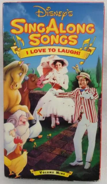 Vhs Disney Sing Along Songs Mary Poppins I Love To Laugh Band 9 Vhs 1993 Eur 16 93