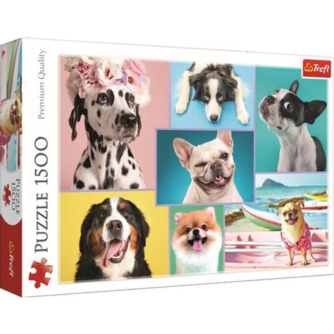 TREFL Premium Quality Słodkie pieski 26186 1500 elementów Puzzle